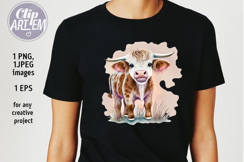 cute-cow-bull-watercolor-png-eps-vector-jpeg-image-farm-baby-animal