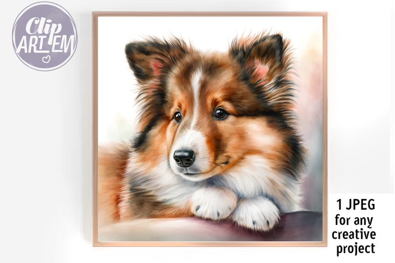 shetland-sheepdog-puppy-digital-jpeg-image-painting-print-decor