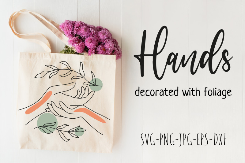 hands-decorated-with-foliage-clipart-concept-support-svg