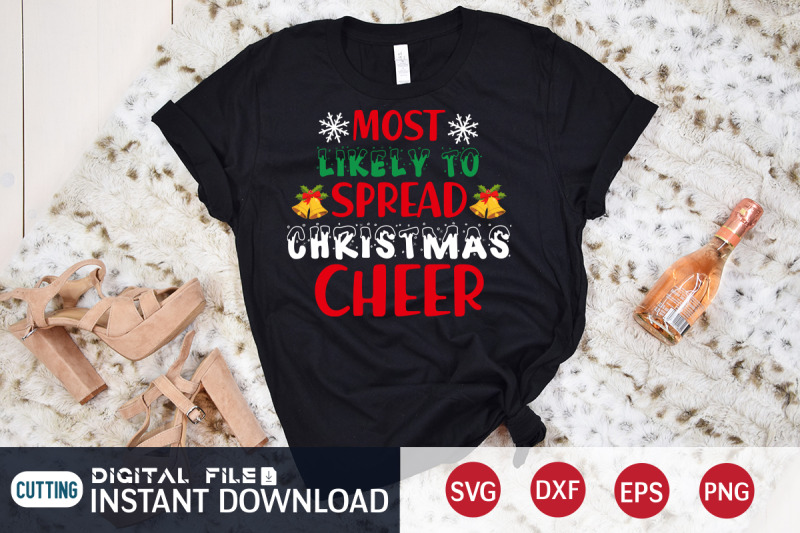 most-likely-to-spread-christmas-cheer-svg