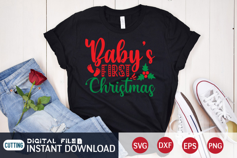 baby-039-s-first-christmas-svg