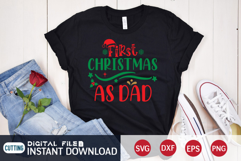 first-christmas-as-a-dad-svg