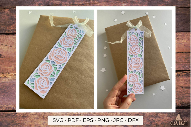 flower-bookmarks-layered-template-svg