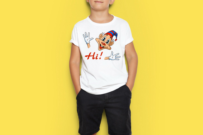 funny-clown-sublimation-kids-t-shirt-design