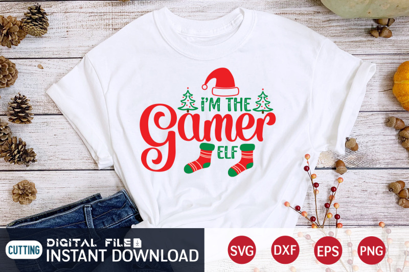 im-the-gamer-elf-svg