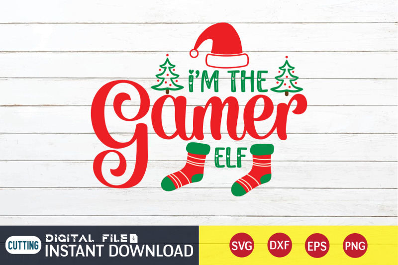 im-the-gamer-elf-svg