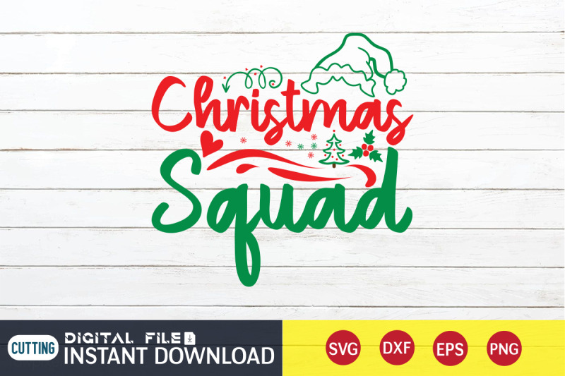 Christmas Squad SVG By FunnySVGCrafts | TheHungryJPEG