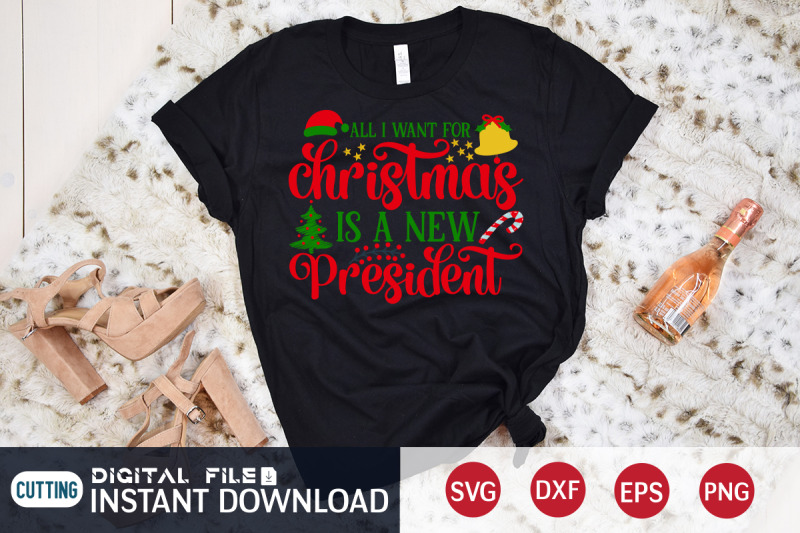 all-i-want-for-christmas-is-a-new-president-svg