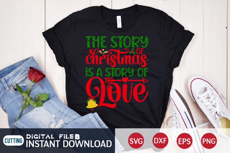 the-story-christmas-is-a-story-of-love-svg