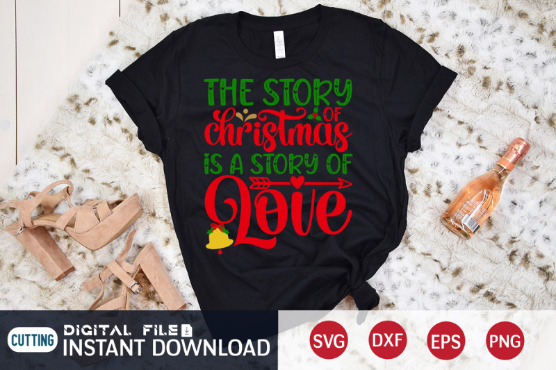 the-story-christmas-is-a-story-of-love-svg