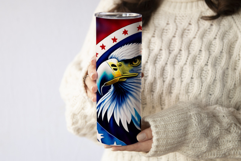 american-eagle-tumbler-4th-of-july-tumbler-sublimation