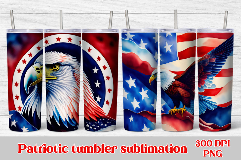 american-eagle-tumbler-4th-of-july-tumbler-sublimation