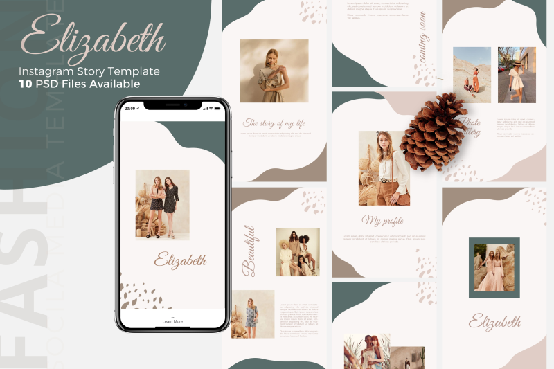 elizabeth-instagram-story-template