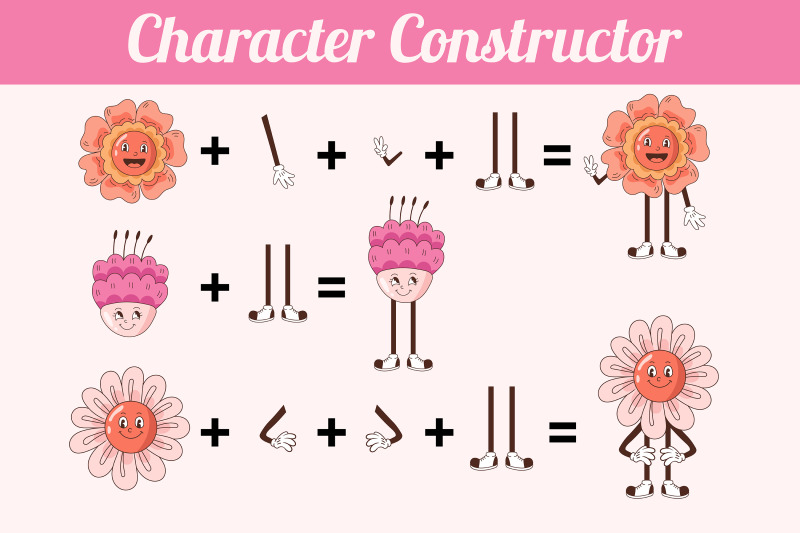 groovy-flowers-characters-constructor