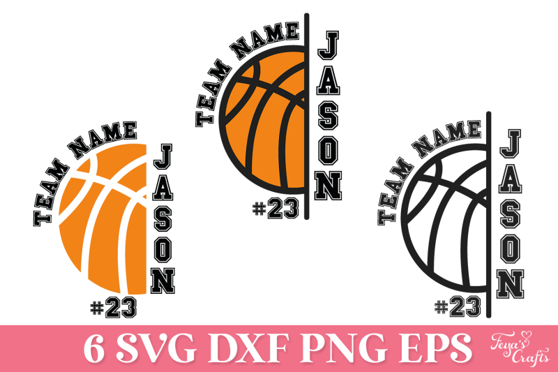 basketball-team-name-and-number-svg