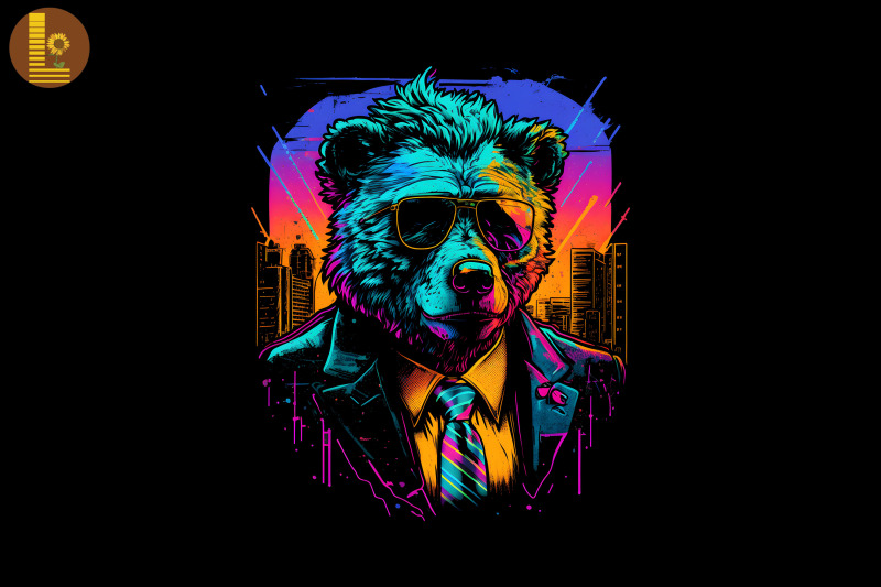 synthwave-retro-gangster-bear-11