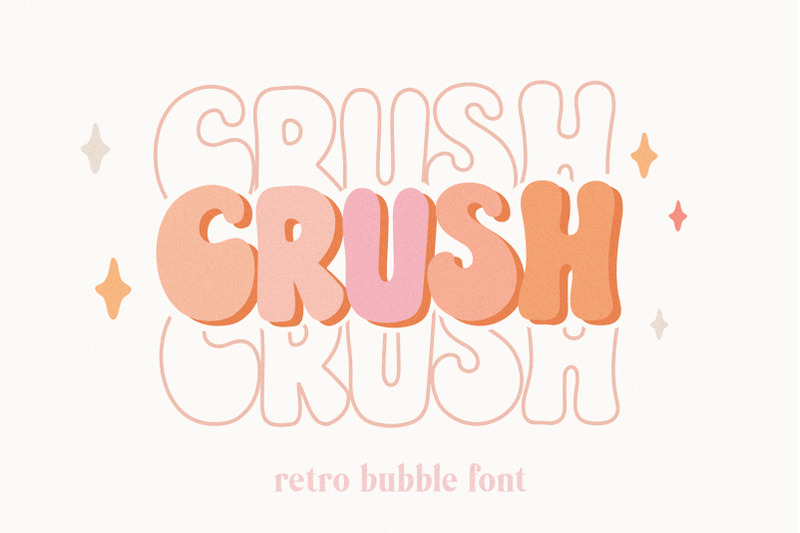 crush-bubble-retro-font