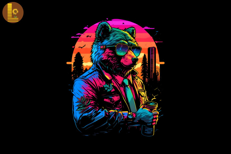 synthwave-retro-gangster-bear-13