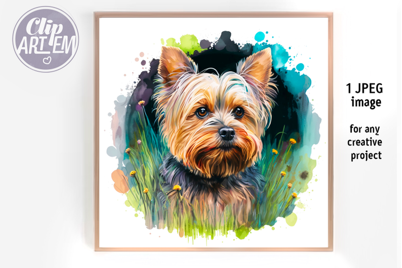 cute-yorkie-terrier-painting-for-kids-watercolor-digital-jpeg-image