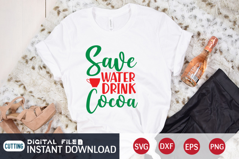 save-water-drink-cocoa-svg