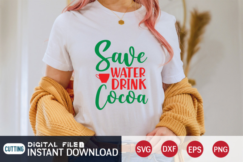 save-water-drink-cocoa-svg