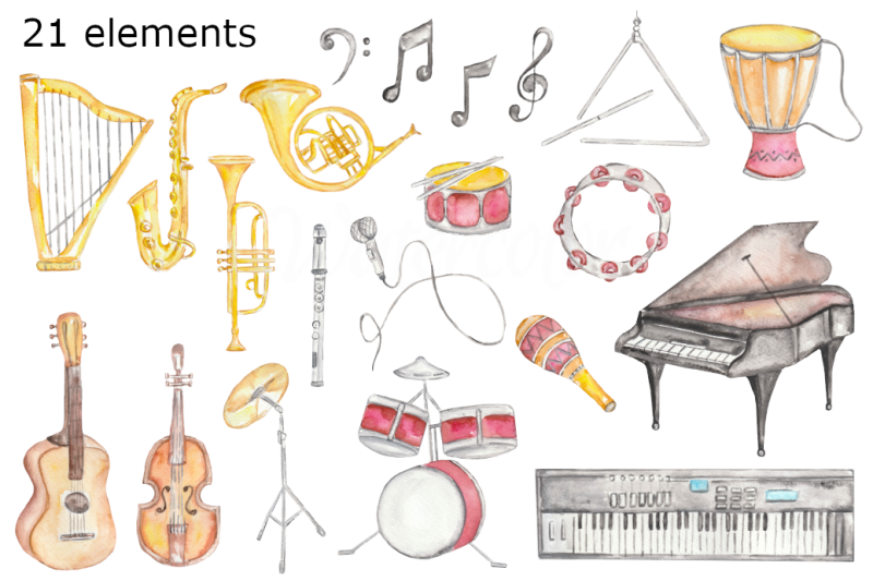 musical-instruments-watercolor-clipart