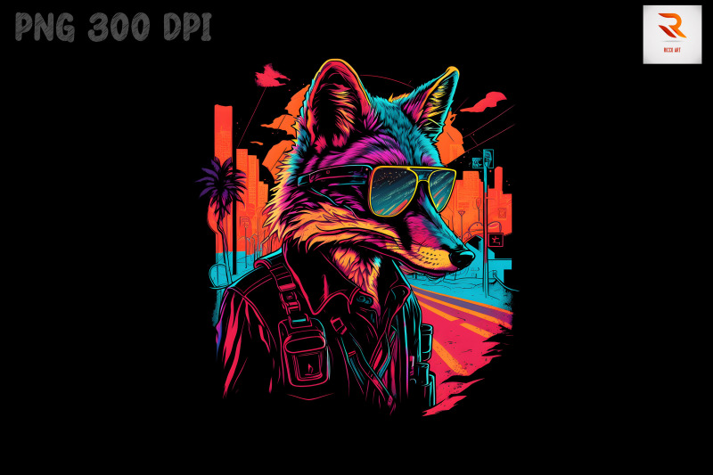 synthwave-retro-gangster-fox-8