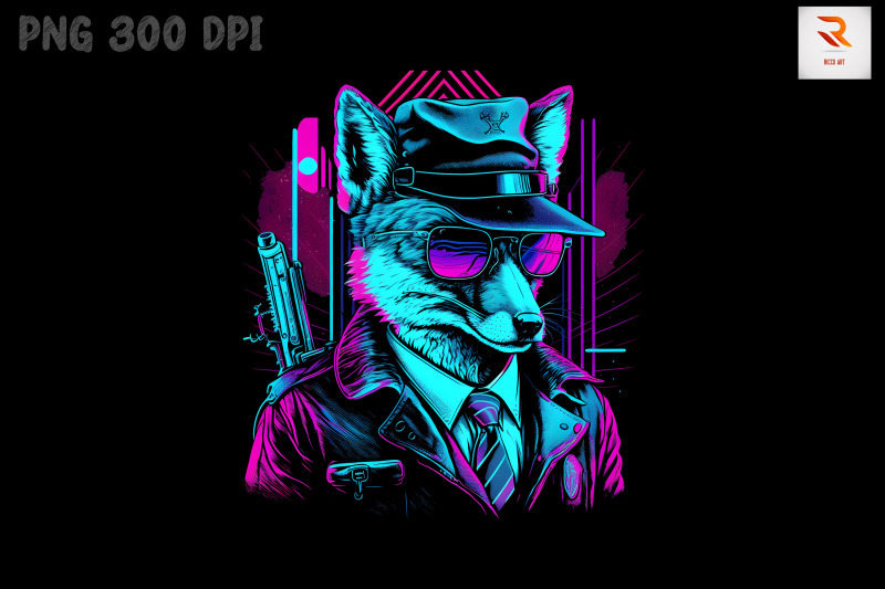 synthwave-retro-gangster-fox-20