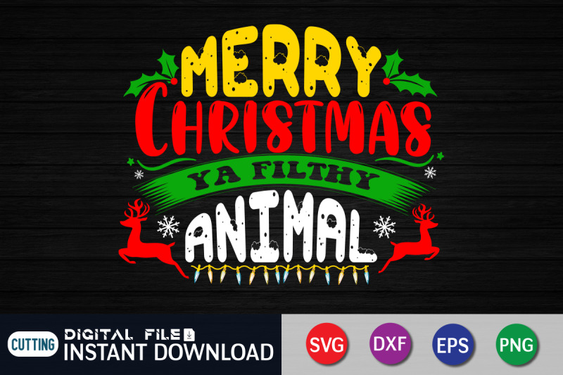 merry-christmas-ya-filthy-animal-svg