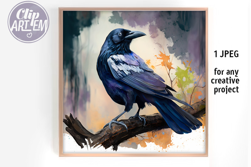 raven-painting-corvids-craw-family-picture-jpeg-wall-decor