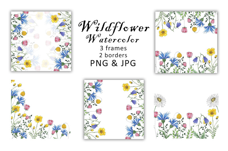watercolor-frames-clipart-wildflower-png
