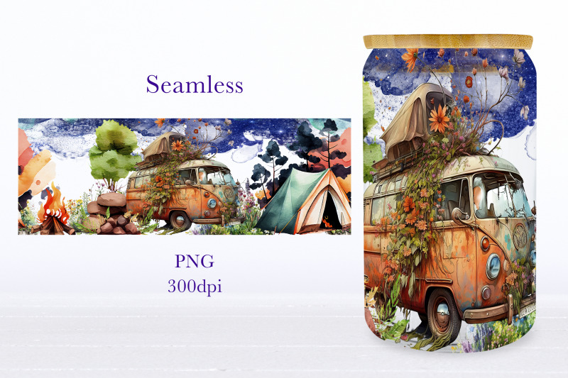 camper-glass-can-wrap-travel-libbey-can-sublimation-png