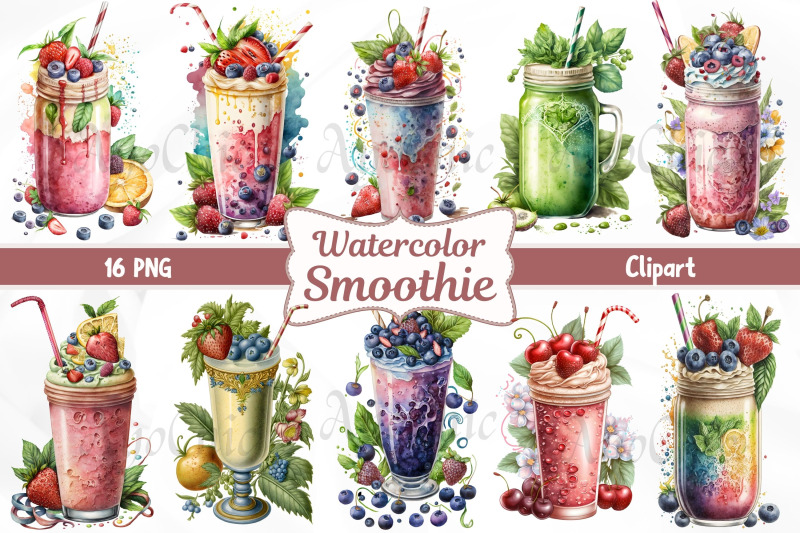 watercolor-smoothie-clipart-sublimation