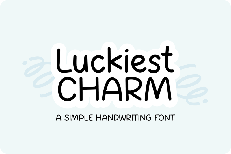 luckiest-charm-simple-handwriting-font