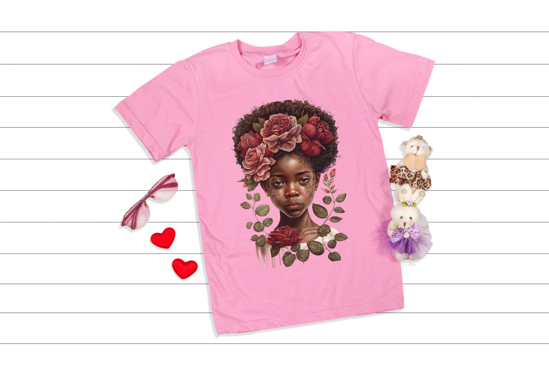 beautiful-floral-afro-girls-clipart-sublimation