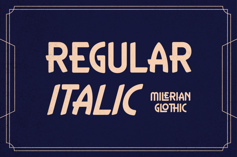 milerian-glothic-typeface