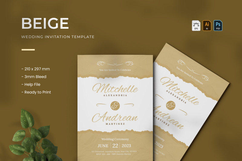 beige-wedding-invitation