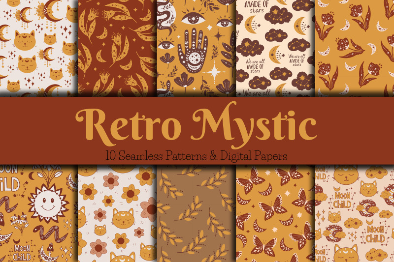 retro-mystic-patterns-digital-papers