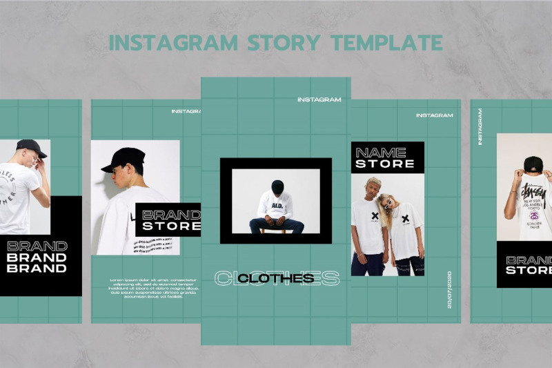 clothes-instagram-story-template