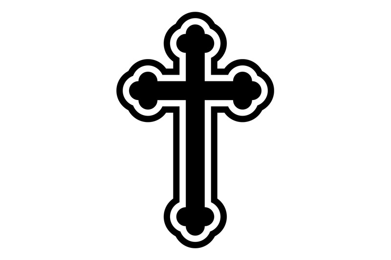 christian-cross-black-and-white-silhouette-religion-catholic-symbol