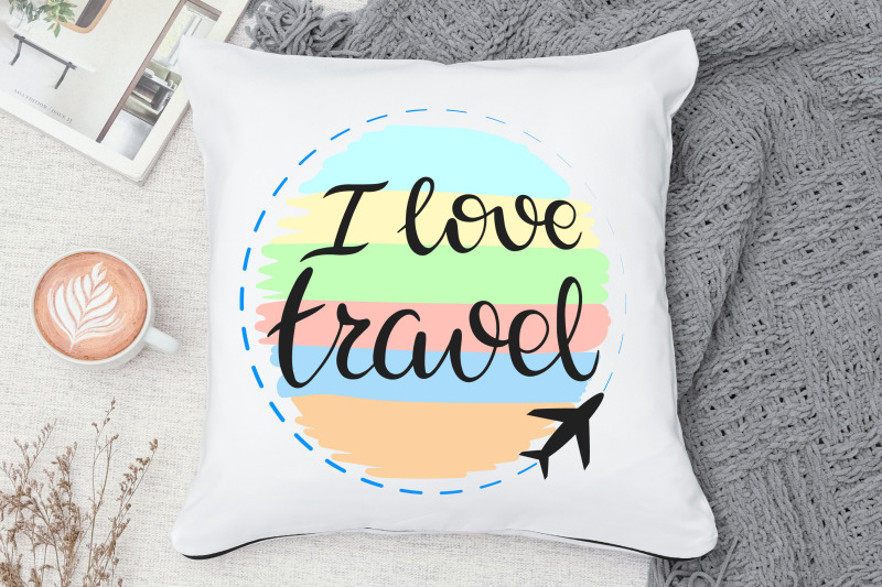 i-love-travel-sublimation-design-png-rainbow-travel