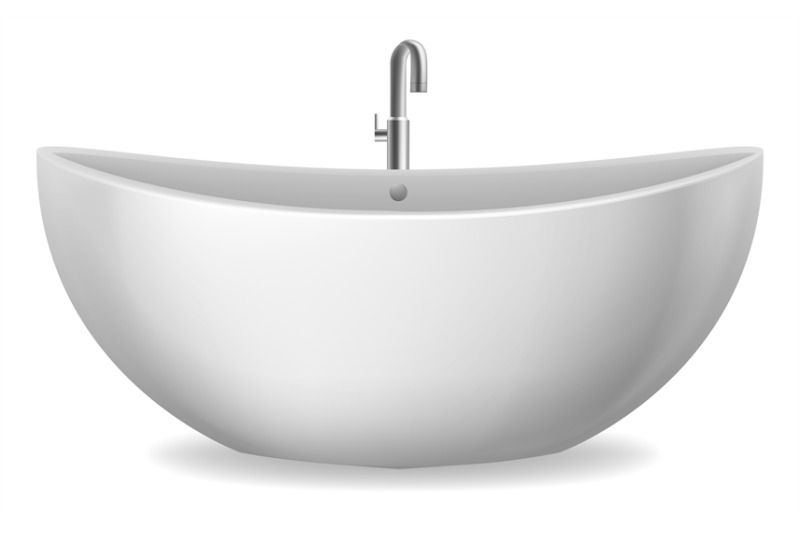 realistic-bathtub-3d-isolated-bathroom-object-side-view-ceramic-whit