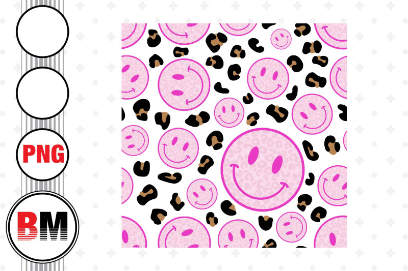 pink-smiley-leopard-pattern-png-files
