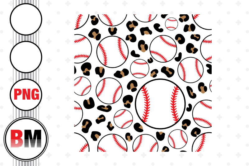 baseball-leopard-pattern-png-files