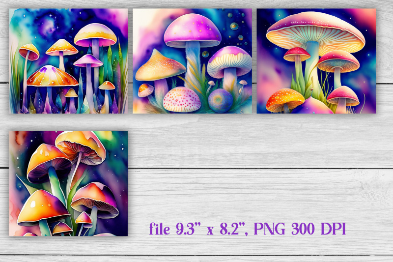 mushrooms-tumbler-mystical-mushrooms-png