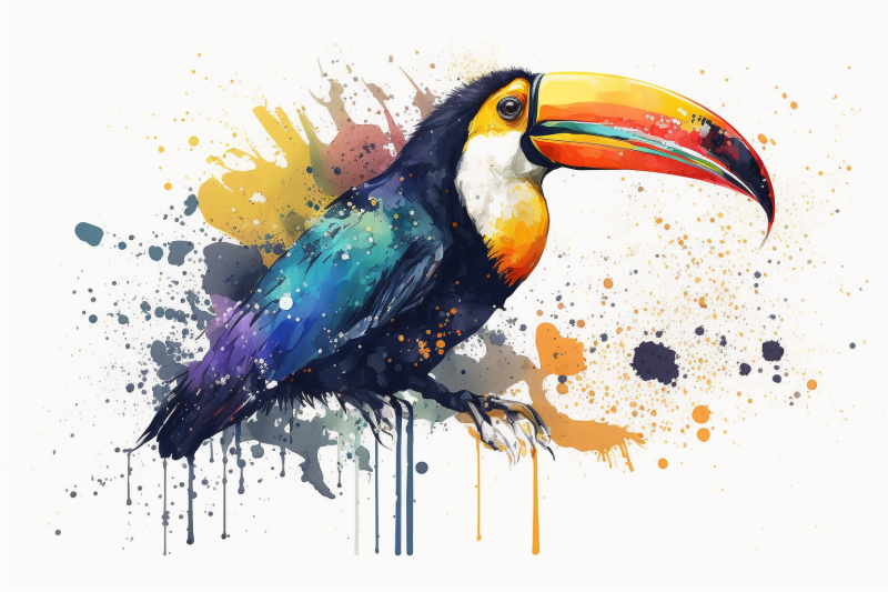 watercolor-toucan
