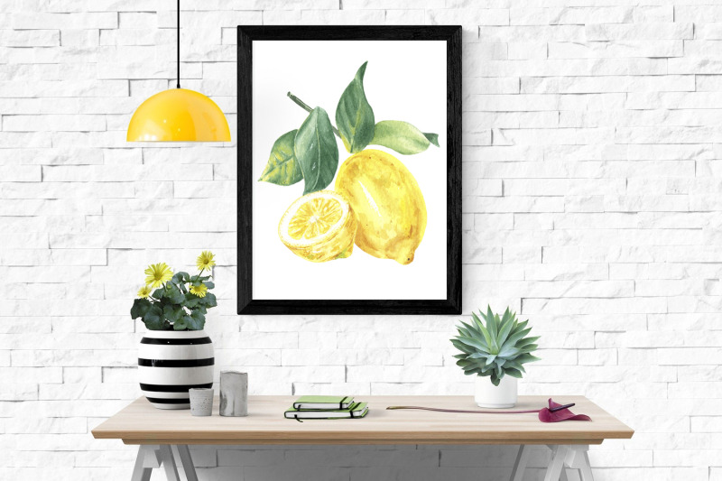 watercolor-lemons-branch-sublimation-png
