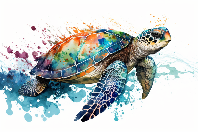 watercolor-sea-turtle