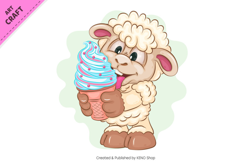 cartoon-sheep-with-ice-cream-clipart