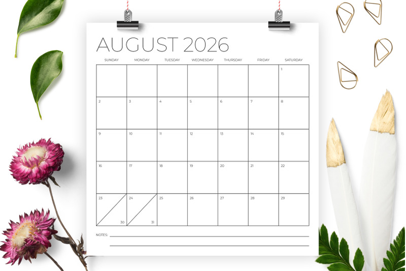 2026-square-12x12-calendar-template